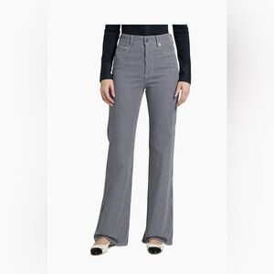 Veronica Beard Blue and White Striped High Rise Jeans - NWT